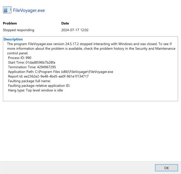 security and maintenance listing in Windows 10